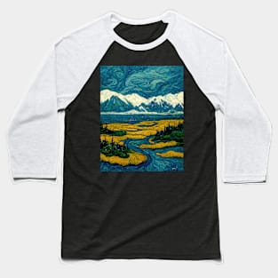 Illustrations inspired by Vincent van Gogh Baseball T-Shirt